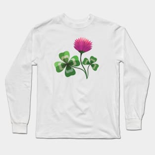 Lucky Shamrock for St. Patricks Day Long Sleeve T-Shirt